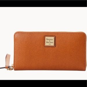 Dooney & Bourke Saffiano Large Zip Around Wallet